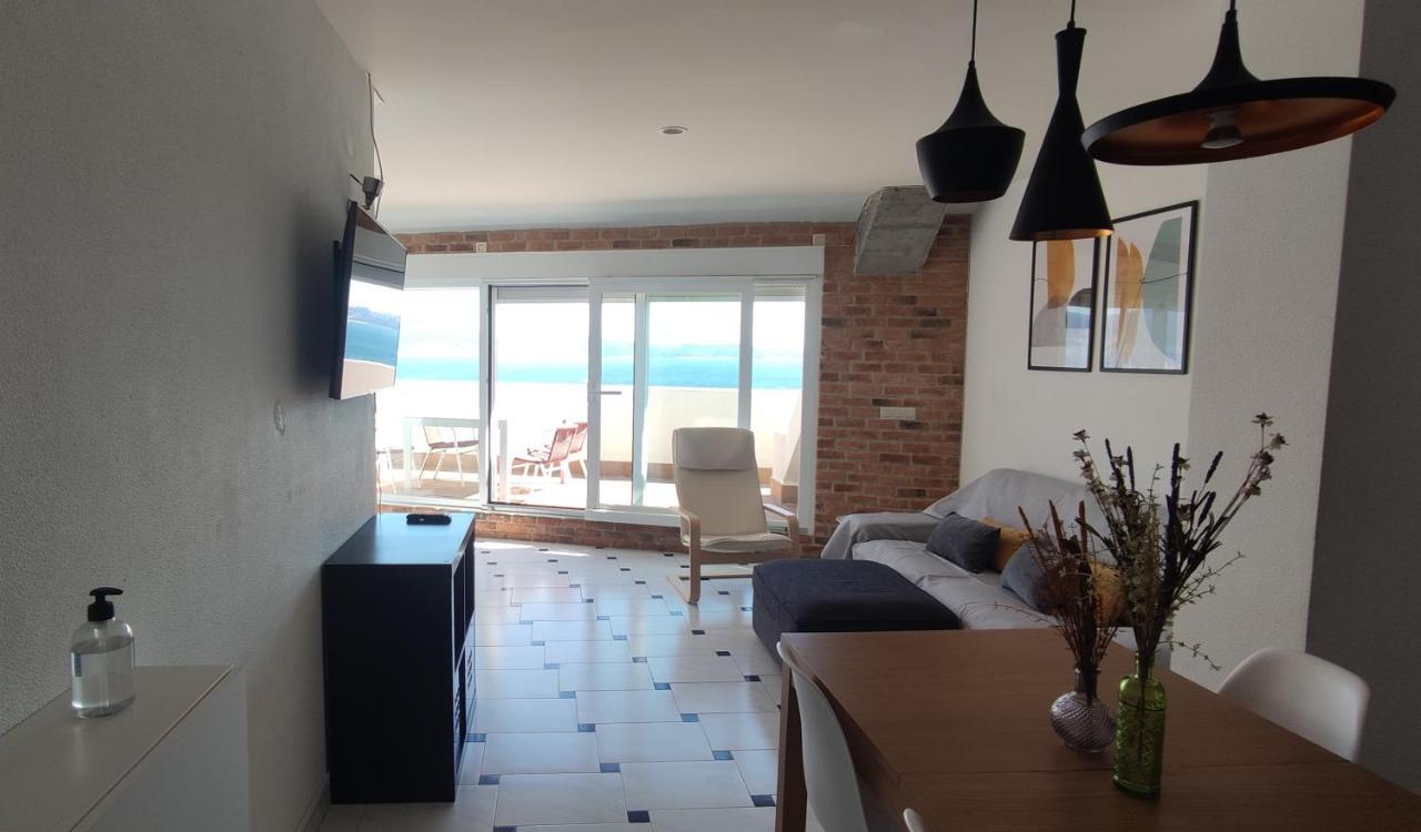 Atico Con Amplia Terraza Y Espectaculares Vistas Leilighet Sanxenxo Eksteriør bilde
