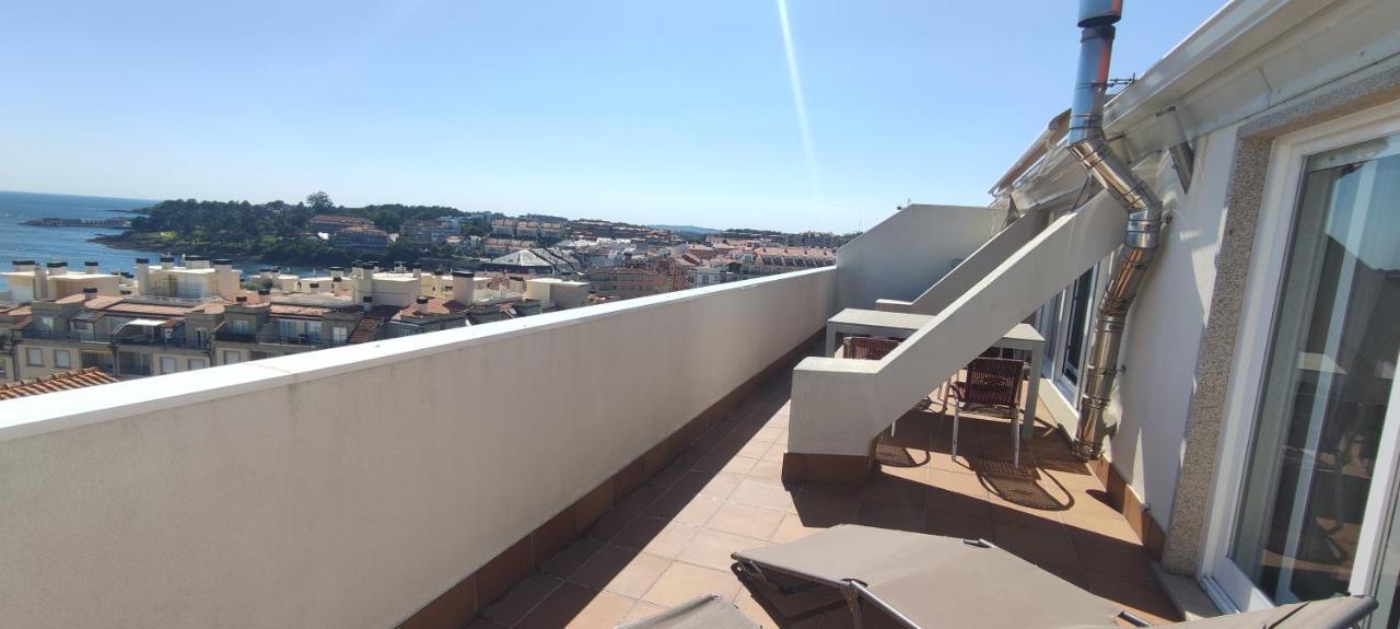 Atico Con Amplia Terraza Y Espectaculares Vistas Leilighet Sanxenxo Eksteriør bilde